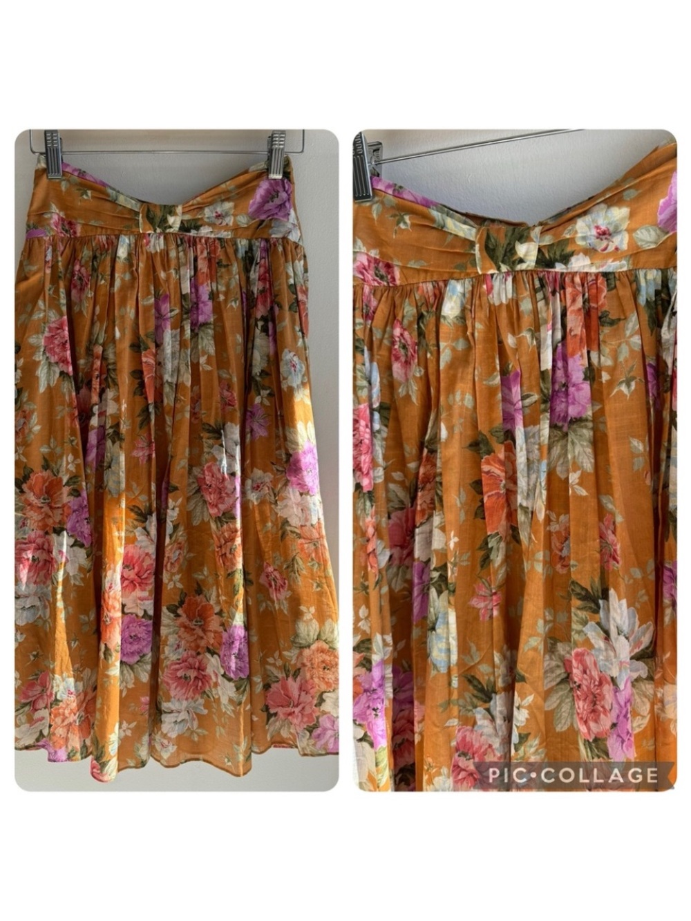 Zimmermann‎ Pattie Floral Cotton Set (Top & Skirt), Size 0 / XS - Picture 6 of 8